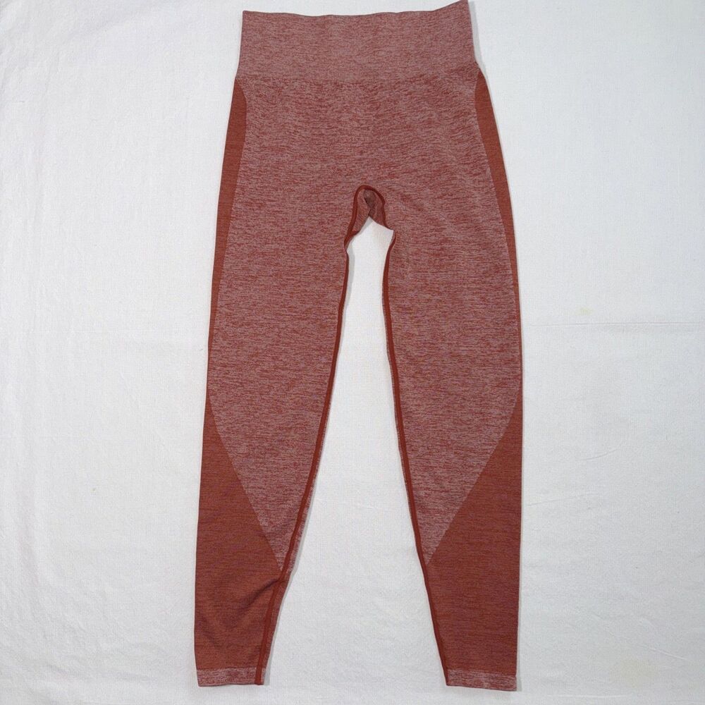 PINK Victoria's Secret Seamless High Waist Leggings Red  Heather Small S